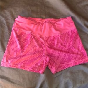 SMALL PINK SPANDEX SHORTS